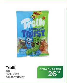 Trolli zelé 150g-200g