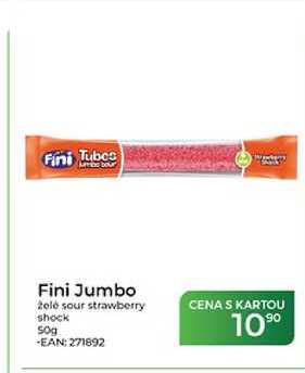 Fini Jumbo želé sour strawberry shock 50g