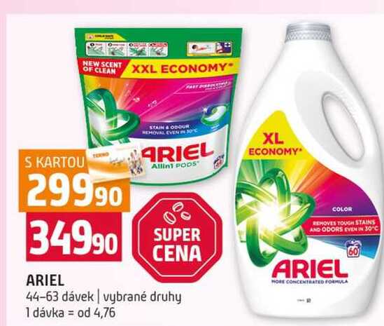 ARIEL 44-63 dávek vybrané druhy