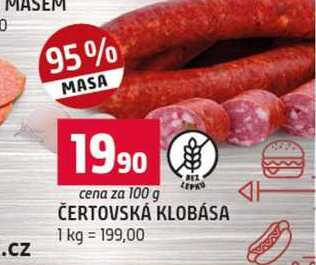ČERTOVSKÁ KLOBÁSA 100g
