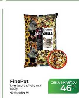 FinePet krmivo pro činčily mix 800g