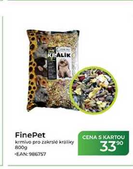 FinePet krmivo pro zakrslé králiky 800g