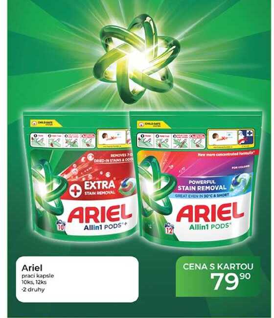 Ariel praci kapsle 10ks, 12ks  