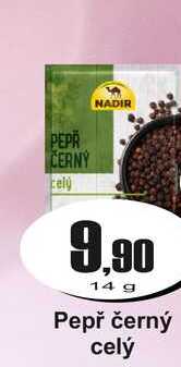 Pepř černý celý 14 g