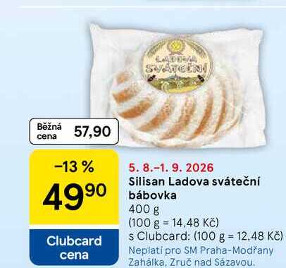 Silisan Ladova sváteční bábovka, 400 g