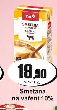 Smetana na vaření 10% 250 g