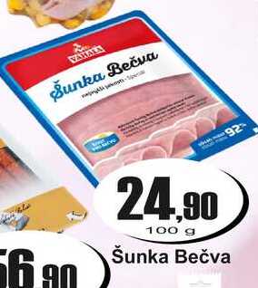 Šunka Bečva 100 g