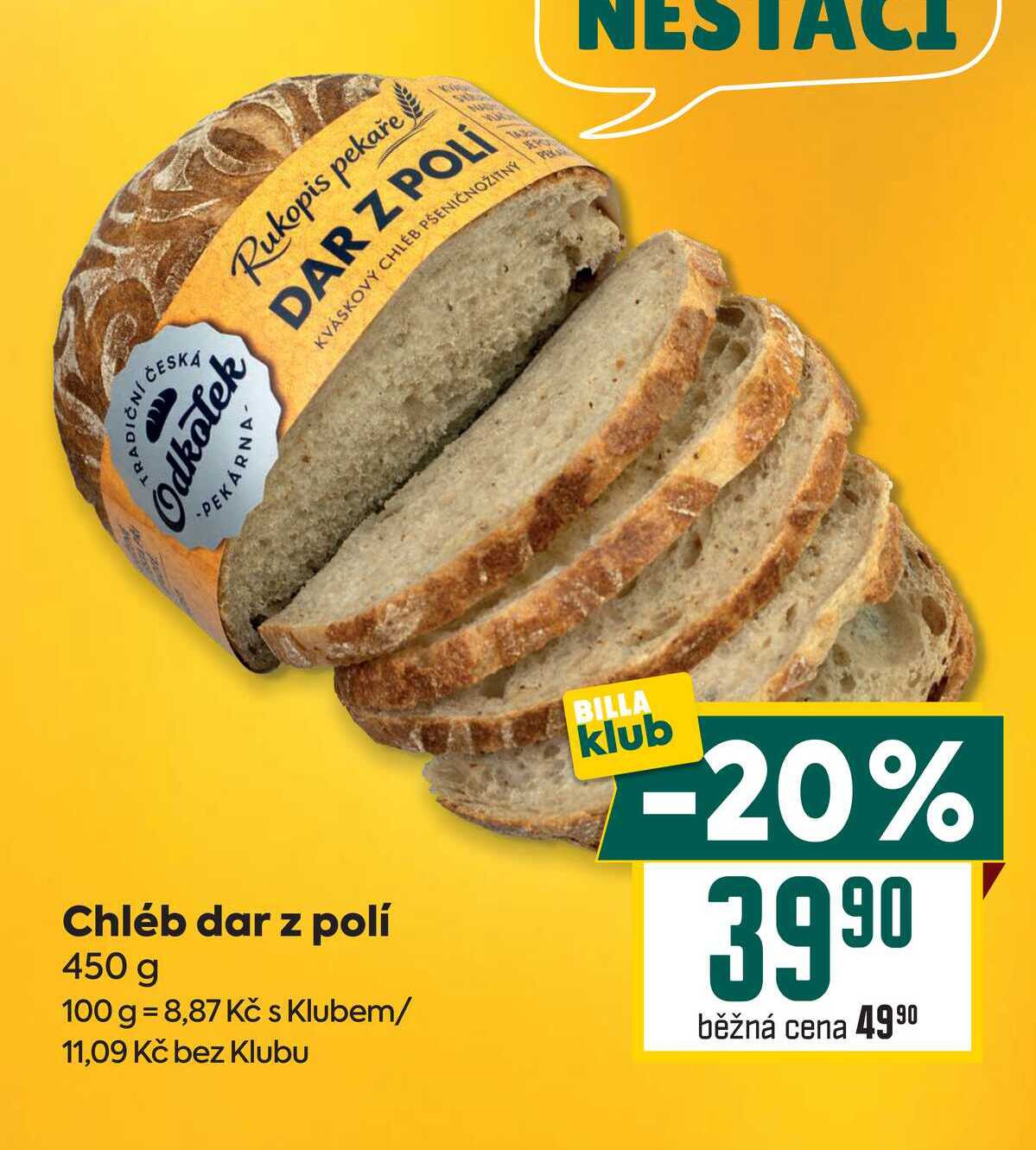 Chléb dar z polí 450 g 
