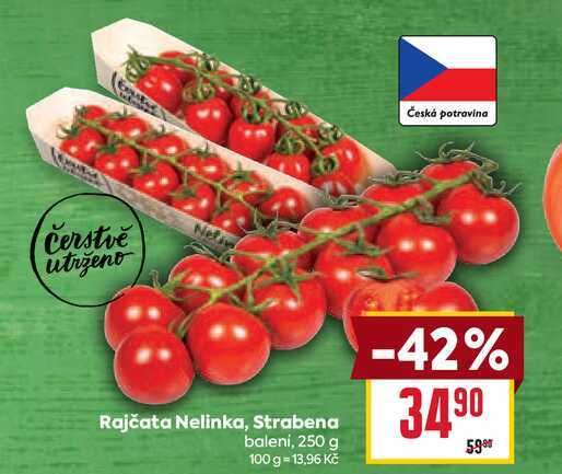 Rajčata Nelinka, Strabena balení, 250 g