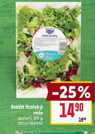 Salát italský mix balení, 80 g 