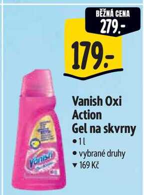 Vanish Oxi Action Gel na skvrny, 1 l