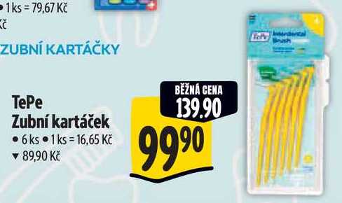 TePe Zubní kartáček, 6 ks  