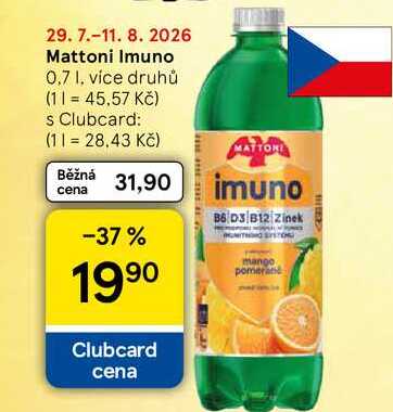 Mattoni Imuno, 0.7 l, více druhů 