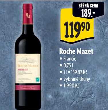 Roche Mazet, 0,75 l