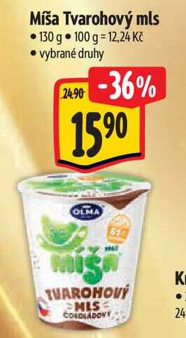 Míša Tvarohový mls, 130 g 
