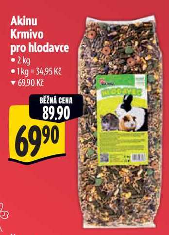 Akinu Krmivo pro hlodavce, 2 kg