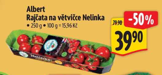 Albert Rajčata na větvičce Nelinka, 250 g 