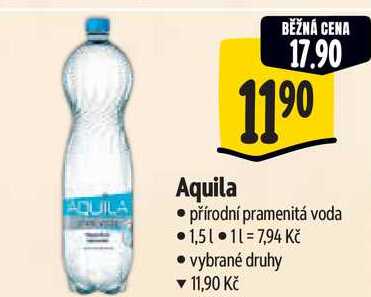Aquila, přírodní pramenitá voda, 1,51