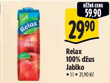 Relax 100% džus Jablko, 11 