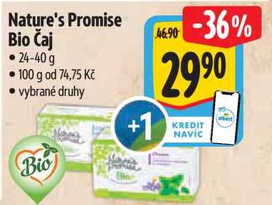 Nature's Promise Bio Čaj, 24-40 g