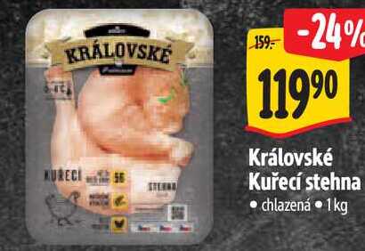 Královské Kuřecí stehna, 1 kg