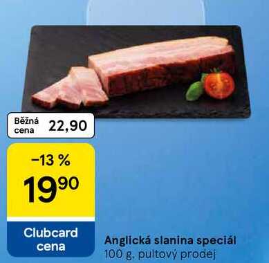 Anglická slanina speciál, 100 g