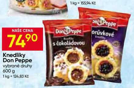 Don Peppe plněné knedlíky 600g, vybrané druhy