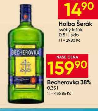 Becherovka 38% 0,35l