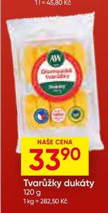 A.W. Olomoucké tvarůžky DUKÁTY 120g