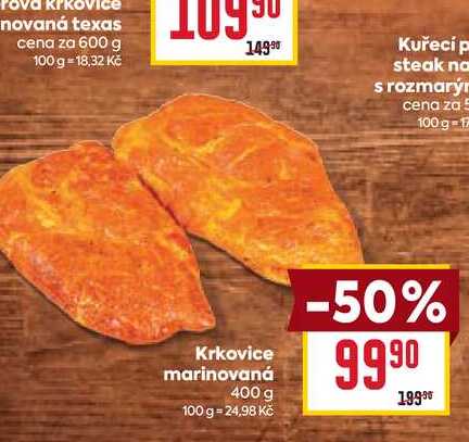 Krkovice marinovaná 400 g