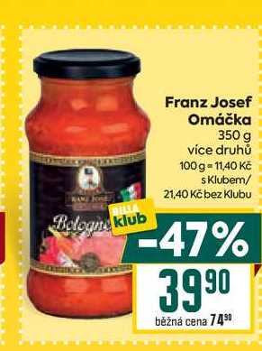 Franz Josef Omáčka 350 g 