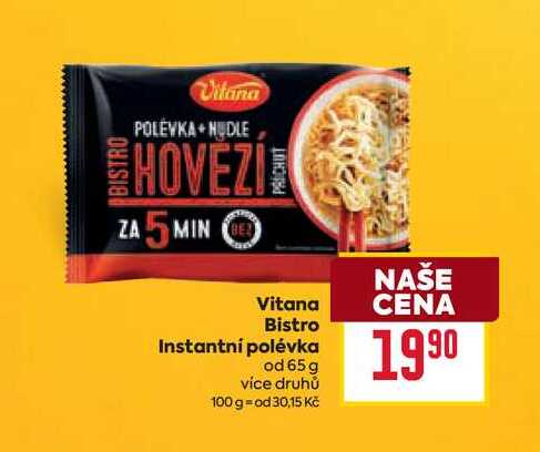 Vitana Bistro Instantní polévka od 65 g