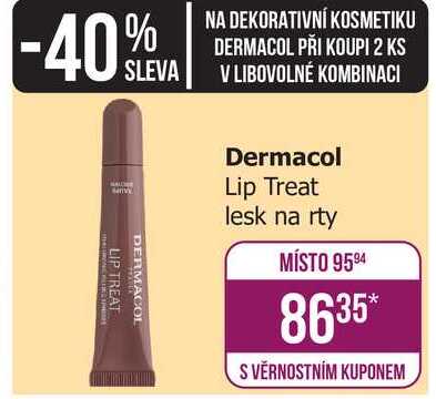 Dermacol Lip Treat lesk na rty