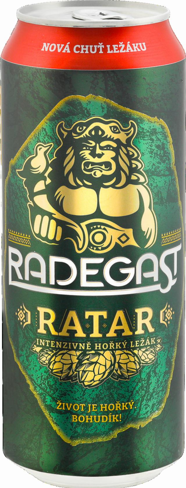 Radegast Ratar Pivo světlý ležák