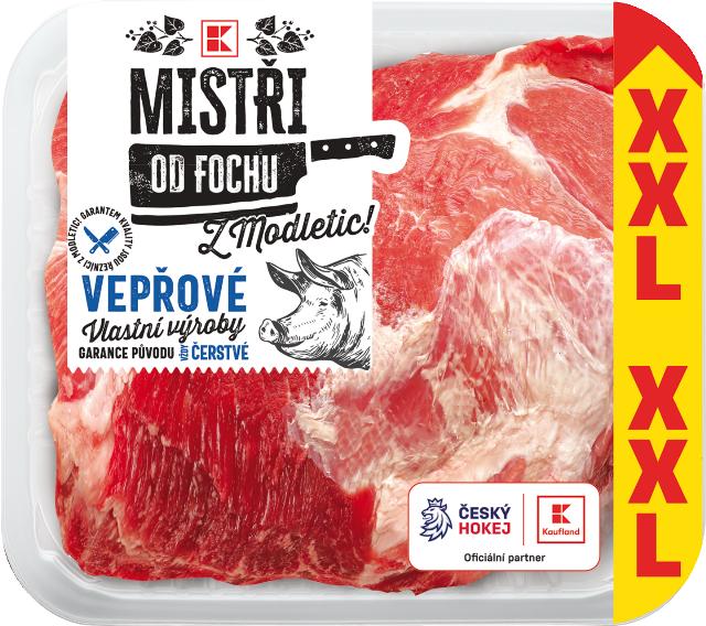 Vepřová krkovice s kostí, v celku