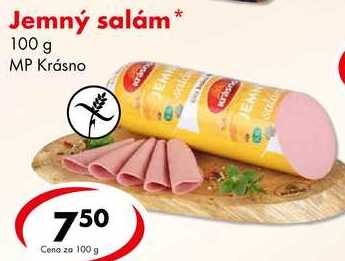 Jemný salám, 100 g