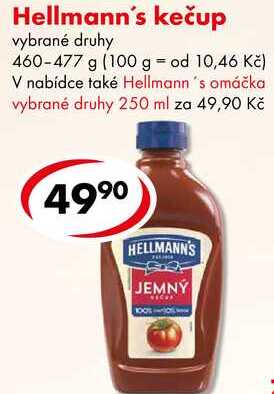 Hellmann's kečup, 460-477 g