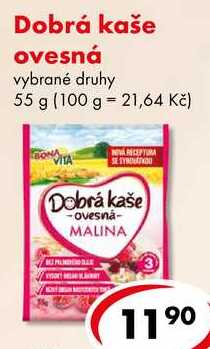 Dobrá kaše ovesná, 55 g  