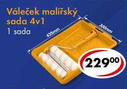 Váleček malířský sada 4v1