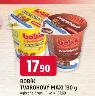 BOBÍK TVAROHOVÝ MAXI 130 g