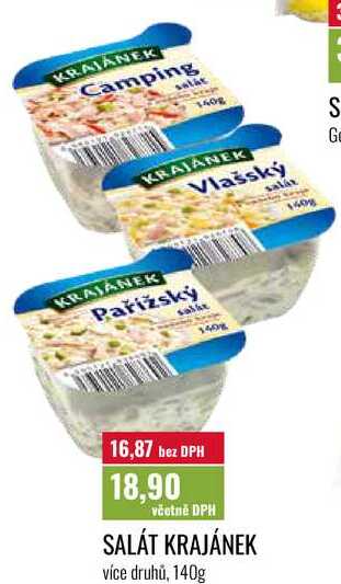 SALÁT KRAJÁNE,K více druhů, 140g