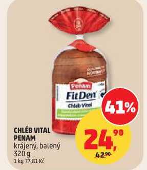 CHLEB VITAL PENAM krájený, balený, 320 g
