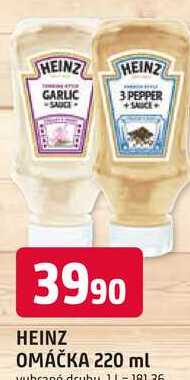 HEINZ OMÁČKA 220 ml