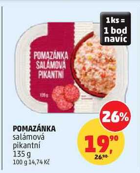 POMAZÁNKA salámová pikantní, 135 g