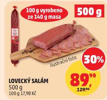 LOVECKÝ SALÁM, 500 g
