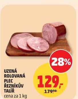 UZENÁ ROLOVANÁ PLEC ŘEZNÍKŮV TALÍŘ, 1 kg 