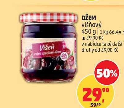 DŽEM višňový, 450 g 