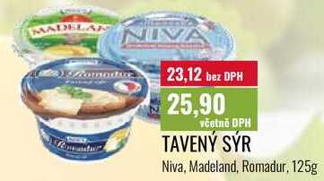 TAVENÝ SÝR, 125g