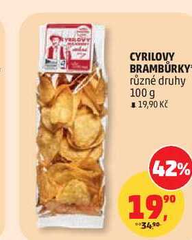 CYRILOVY BRAMBŮRKY různé druhy, 100 g