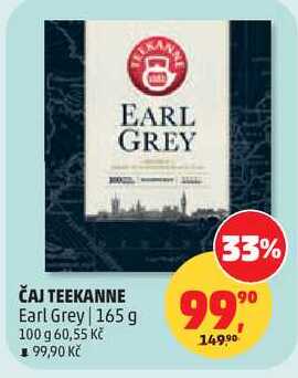 ČAJ TEEKANNE Earl Grey, 165 g  